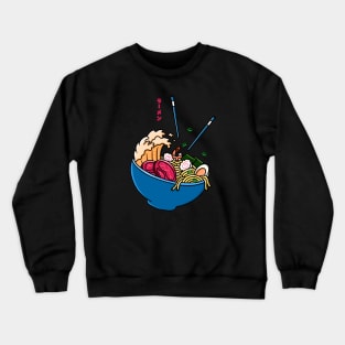 A Bowl of Ramen Noodles Crewneck Sweatshirt